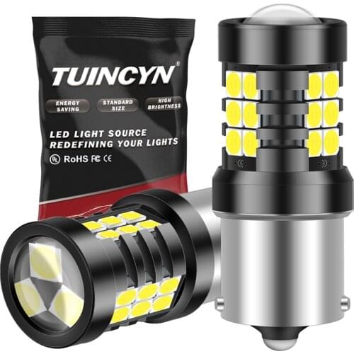 1156 ba15s P21W LED T15 W16W LED 7443 T20 LED T25 3157 LED Bulbs Car Brake Tail Stop Lights 3 Side 21SMD 3030 Chips Signal Lamp