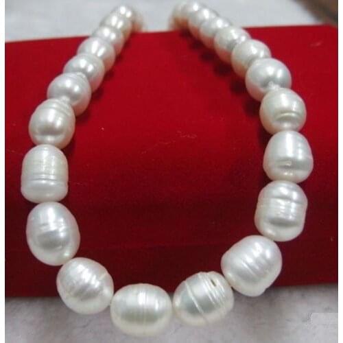18" 11-13mm Genuine white akoya pearl necklace