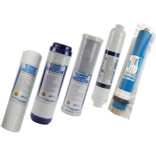 5 MICRON PPF+GAC+CTO+RO+T33 /(HID 75/100GPD RO )WATER FILTER TASTE/ODOR CARBON FILTER FOR 5 STAGE REVERSE OSMOSIS Water Purifier