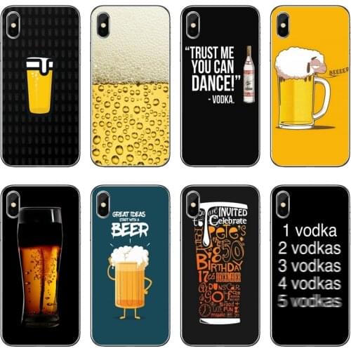Beer Alcohol Vodka Accessories phone Case For Samsung Galaxy S10E S10 Lite S9 S8 S7 S6 Edge Plus S5 S4 Mini Note 10 9 8 5 4
