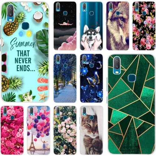 Case For Vivo Y11 2019 Case New Fashion Paint Soft TPU Back Cover For Vivo Y11 2019 1906 Case For Vivo Y17 Y15 Y12 Y3 Capa 6.35"