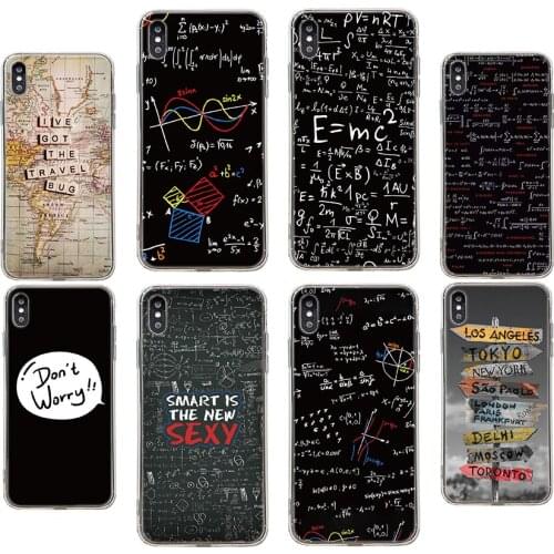 For ZTE Blade 20 smart V9 V10 Vita V2020 A7 A5 A3 2019 L8 A530 A606 Axon 10 Pro 11 SE 5G Formulas travel Soft phone case