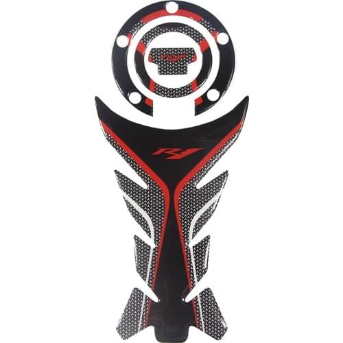 KODASKIN Protection Gas fuel Tank Cap Pad Sticker for YAMAHA YZF R1 R1M Red