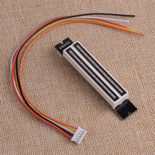 LETAOSK New Mini Dual 12 LED Level Indicator Lamps VU Meter Music Sound Audio Display Analyzer Kit DC 7-12V 100mA