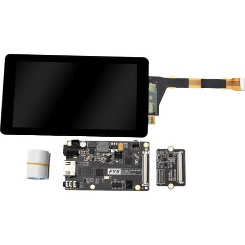 5.5" LCD Screen Display Driver Board Module Kit with Glass Film Cover + Flex Cable for 3D Printer