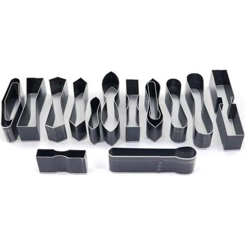 15pcs Punching Tools Set for Leather Belt Clothing Hole Punching DIY Leather Craft Tools One-piece Molding Leathercraft Tools