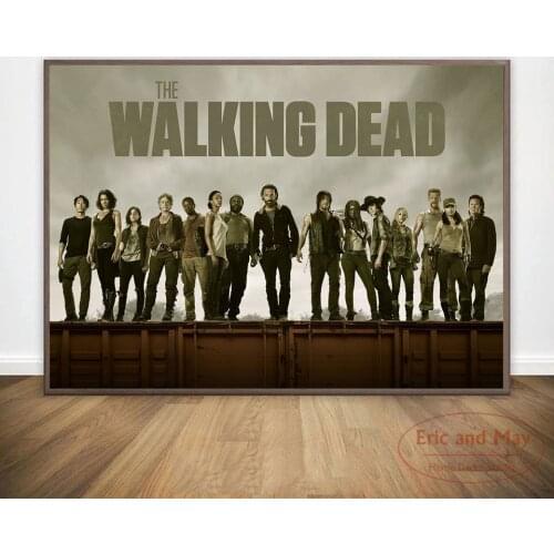 The Walking Dead Series Poster Canvas Art Painting Prints Wall Picture For Living Room Home Decor Cuadros