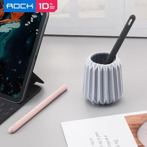 Rock For Apple Pencil 2 Lightweight soft Silicon Case Tablet Touch Stylus Pen For iPad Pro 2018 Pencil 2nd Nib Protective Cover