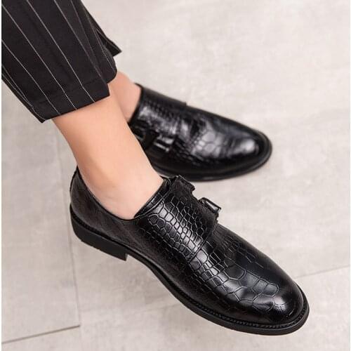 Tenis Masculino Genuine Leather Shoes for Men Black Slip on Fashion Casual Flats England Style Business Dress Loafers Moccasins