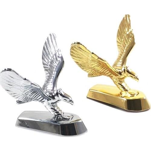 Motorcycle Front Fender Decoration Eagle Ornament Statue Light Bonnet Emblem For Honda Yamaha Suzuki Kawasaki