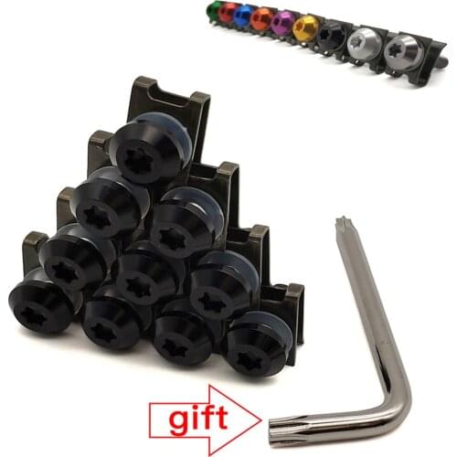 For Yamaha SEROW 225 250 TTR125 TTR250 TTR600 DT230 Universal Motorcycle Fairing Body Bolts Scooter Clips Screw Nuts M6