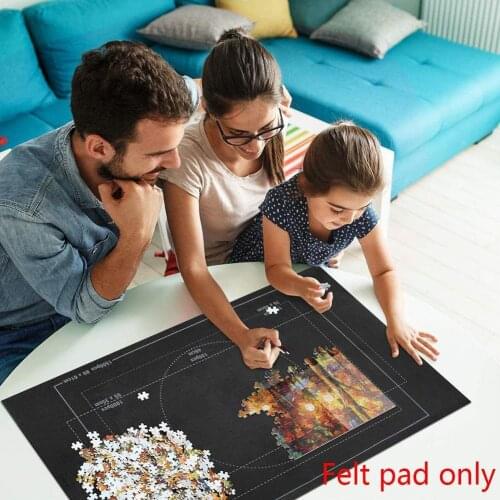 Adult Puzzle Storage Felt Puzzle Mat Storage Mat Size Custom Storage Classification Puzzle Mat 1000 Pieces E3H3