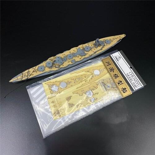 1/700 Scale Wooden Deck with Anchor Chain for FUJIMI 431154 Model Ship Accessories