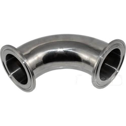 1pc 45mm 1.75" 1-3/4 1.75 Inch 304SS 316SS 304 316 Stainless Steel Sanitary Tri Clamp 90 Degree Ferrule Welding Elbow