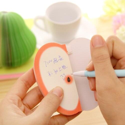 150 Fruit Shapes Ins Style Memo Pad N Times Sticky Notes Memo Notepad Cute Planner Stickers Bookmark Stationery