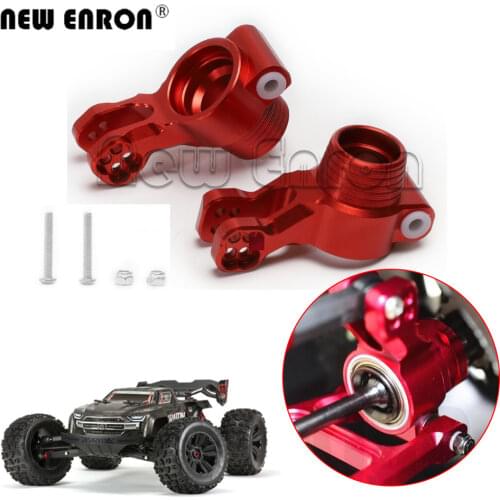 2Pc AR330404 Alloy Left Right Rear Hubs Cup with POM plastic Kona for RC Car Monster Truck ARRMA 1/8 KRATON OUTCAST NOTORIOUS 6S