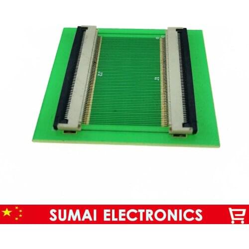 Promotions 60 Pin 0.5mm FPC/FFC PCB connector socket adapter board,60P flat cable extend for LCD screen interface