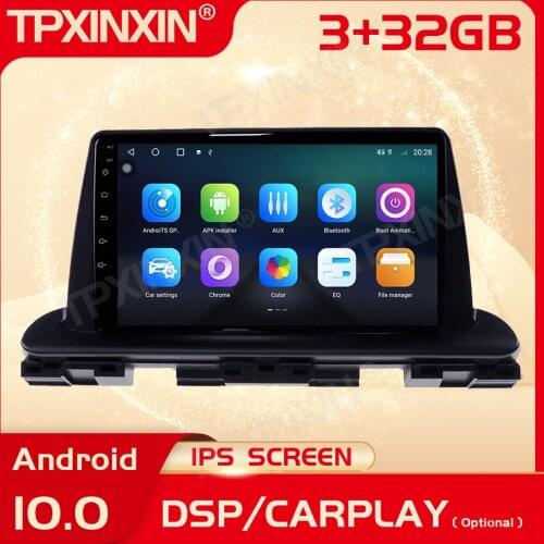 2 Din Carplay Android Radio Receiver Multimedia Stereo For Kia Cerato 2018 2019 2020 GPS Navigation Video Audio IPS BT Head Unit