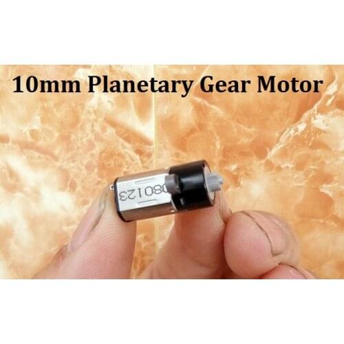 Free Shipping 10 PCS Diameter 10mm 10GP DC3.0V 70RPM Miniature Plastic Gear Planetary Gear Motor For Eyelash Machine