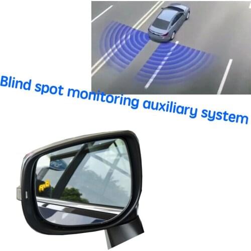 Car BSD BSM BSA Blind Area Spot Warning Drive Mirror Rear Radar Detection System For Subaru Legacy BM BR 2009~2019
