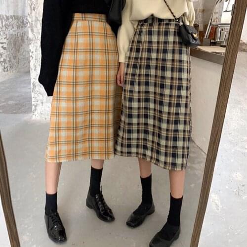 EACHIN High Waist Skirts For Women
