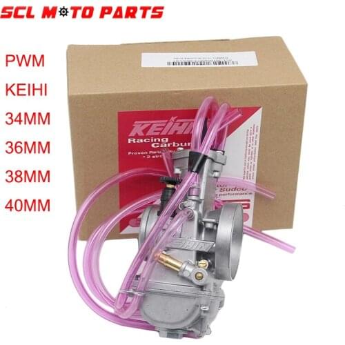 ALconstar-Carburetor Keihi 34mm 36mm 38mm 40mm For 125cc-250cc 2-4 Stroke Racing PWM34-40 Carburador Universal Motorcycle