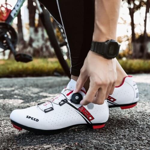 Cycling Sneaker Mtb Flat Shoes Road Cycling Footwear Bike Cleat Mountain Mens Man Speed Bicycle Sneakers Shoe Pedal Clit Clip