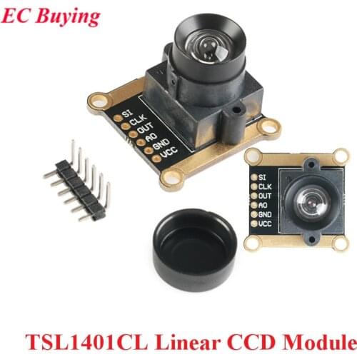 TSL1401CL 128*1 Linear CCD Camera Module Sensor Array Ultra Wide-Angle Lens 120 Degrees 128x1 DIY Kit Electronic PCB Board