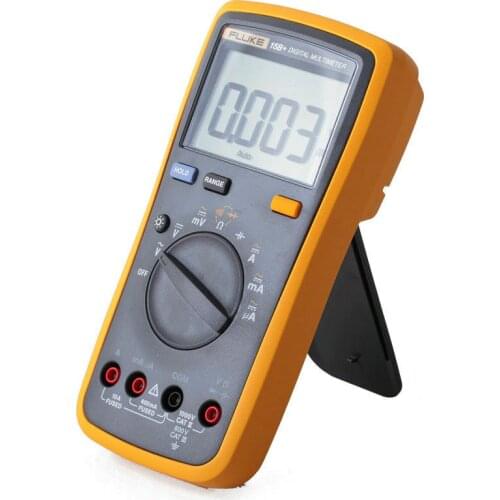 Fluke Multimeter Tester Digital Multimeter Profissional 15B+ Portable Handheld Digital Tester for AC/DC Voltage Free shipping
