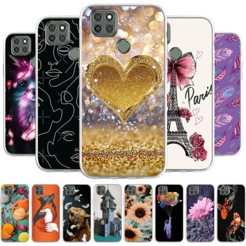 Cartoon Case For Motorola Moto G9 Power Cover For Motorola Moto G9 Power Soft TPU Coque Capa Animal Painted Phone Fundas Bumper