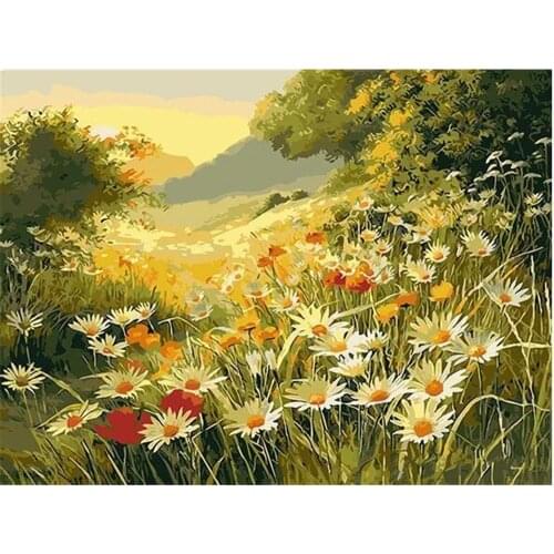 Landscape Natural DIY 11CT Embroidery Cross Stitch Kits Craft Needlework Set Cotton Thread Printed Canvas Home Sale