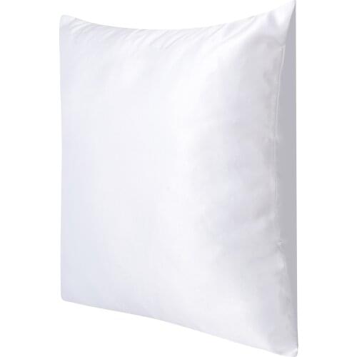 40×40 Bulk White Plain Sublimation Blanks Pillow Case Cushion Cover Fashion Pillowcase for Heat Transfer Press as DIY Gift 10pcs