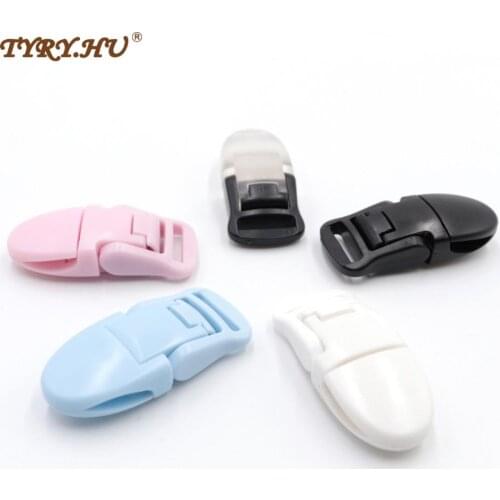 TYRY.HU 5pcs/lot Round Head Pacifier Clips Baby Plastic Clips Baby Pacifier Holder