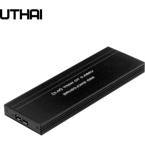 UTHAI G03 NGFF to USB3.0 Mobile Hard disk box M.2 SSD Adapter Card External Enclosure Case for m2 SSD USB 3.0 HDD Case