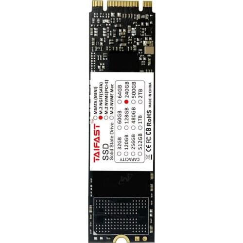 Taifast 120gb 128gb 240gb 256gb 512gb 1tb M.2 NGFF Hard Disk For laptop Desktop Hard Drive pc High Quality M.2 NGFF Sata3 SSD