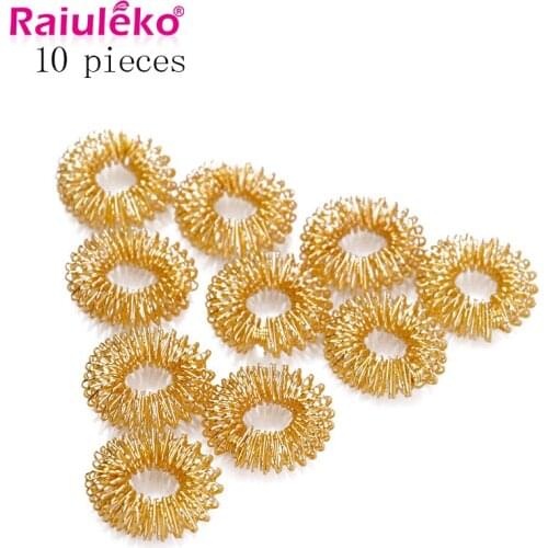 10Pcs/Lot Finger Massage Ring Acupuncture Ring Health Care Body Massager Relax Hand Massage Finger lose Weight massage tools