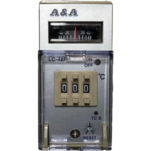 A & A LC-48F Pointer Temperature Controller LC48F Deviation Temperature Controller with Cover Temperature Controller