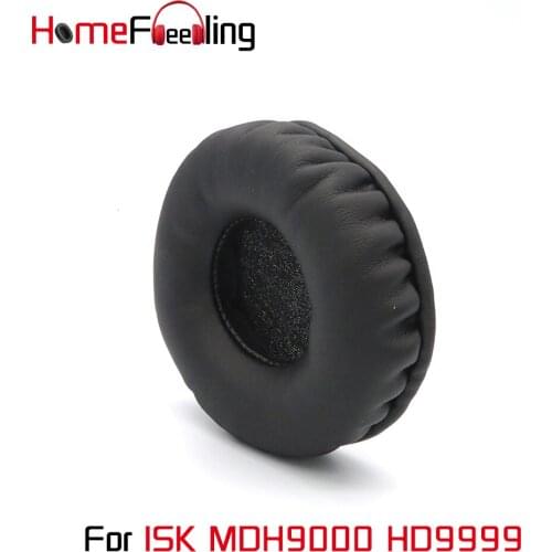 Homefeeling Ear Pads for ISK MDH9000 HD9999 Headphones Soft Thicken Velour Ear Cushions Sheepskin Leather Earpads Replacement