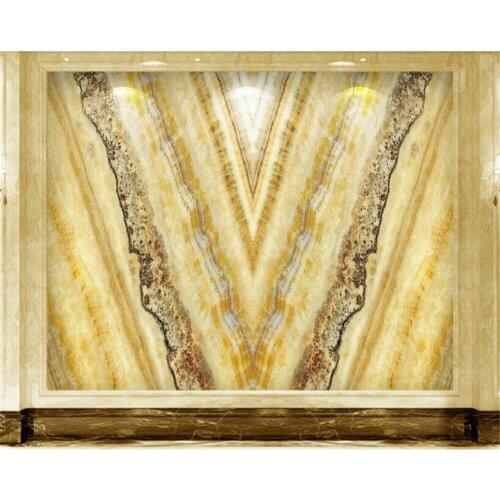 Beibehang wallpaper for walls 3 d Custom Classic European mural Yellow Marble TV Background Wallpaper wall papers home decor