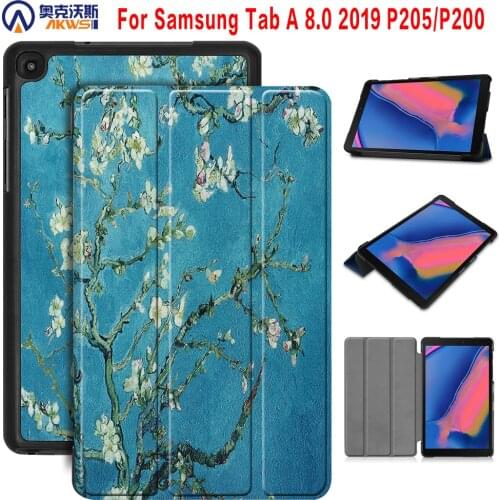 Tablet Case for Samsung Galaxy Tab a 8.0 SM P200 P205 Cover Funda for Galaxy TAB A8 2019 P200 Protective Shell Capa