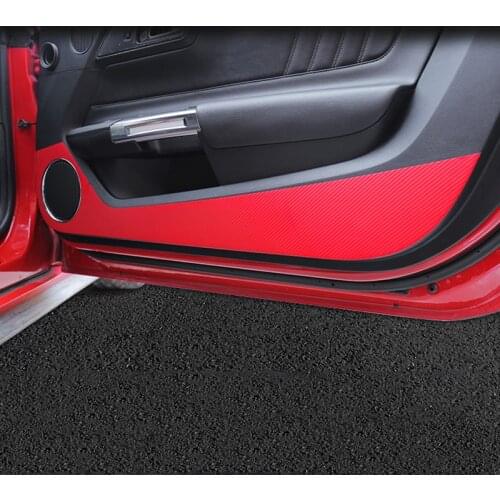 Door anti-kick and anti-dirty stickers For 15-20 Ford Mustang Car Anti kick pad Decoration Accessories