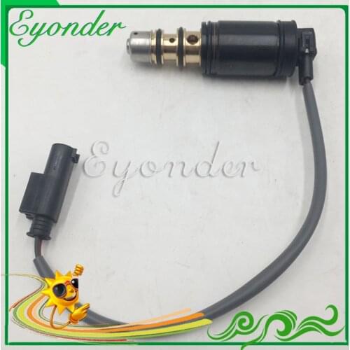 AC A/C Air Conditioning Conditioner Compressor Refrigerant Electronic Control Valve for Volkswagen R32 for Audi A3 A4 A8 Quattro