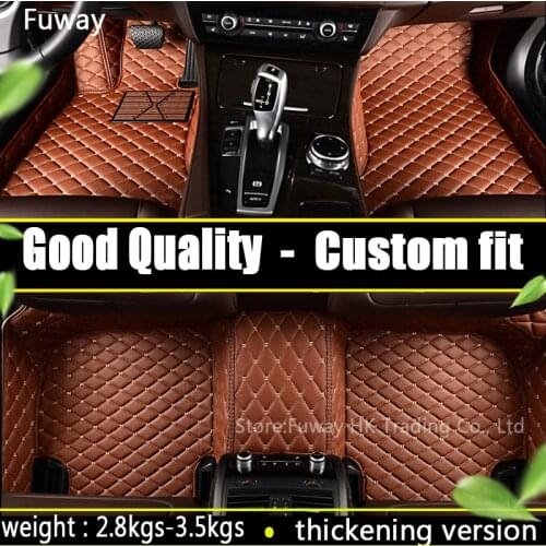Custom fit car floor mats for BMW F10 F11 F15 F16 F20 F25 F30 F34 E60 E70 E90 1 3 4 5 7 GT X1 X3 car styling carpet floor liner