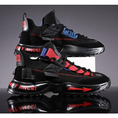 Damyuan Sneakers for Men Fashion Blade Design Male Casual Shoes Non-slip Damping Comfortable Mens Outdoo Sports Shoes Size 46