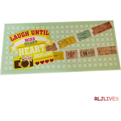 Slimline Metal Cutting Dies Stencils for DIY Scrapbooking Stamp/photo album Decorative Embossing DIY Paper Cards