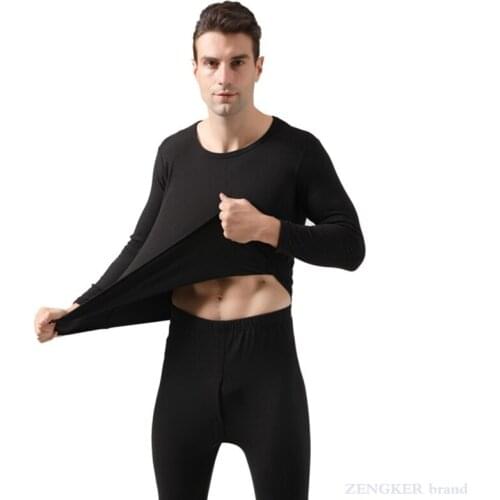 Male autumn and winter plus fat soft stretch velvet heating double-sided German velvet long-sleeved thermal underwear set 140kg