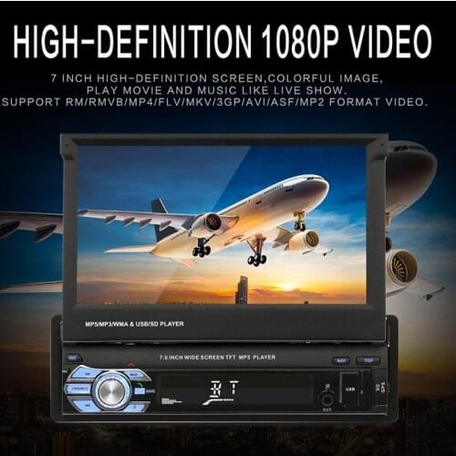 2021 NEW Car Multimedia Player With Camera GPS Navigation 1 Din Car MP5 Player 7 Inch Touch Screen USB Auto Stereo AM/FM Radio