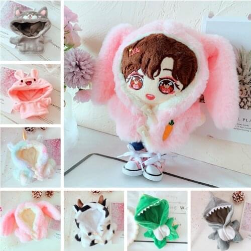 Dolls Clothes Bag Outfit Accessories for 20cm Plush Korea Kpop EXO Idol Dolls Pajama Bodysuit Clothing Fans Gift Collection