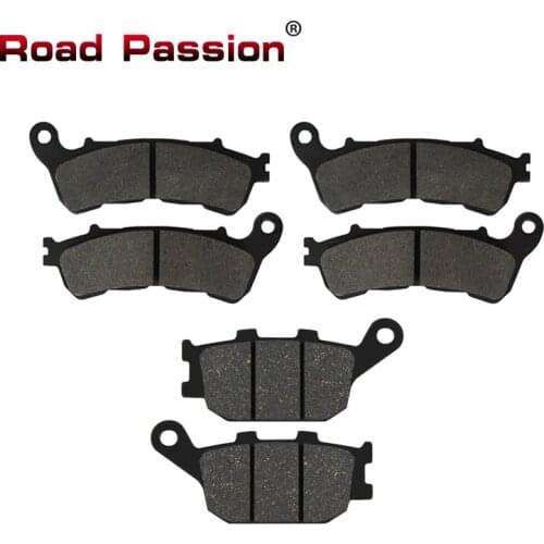 Road Passion Motorcycle Front and Rear Brake Pads For Honda XL700 Transalp 2008-2011 CB 600 CB600 Hornet 600 2007-2012 CBF500