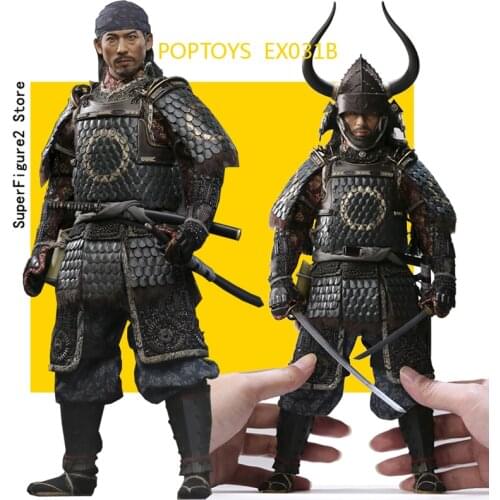 POPTOYS EX031B Japanese Brave Samurai UJIO 1/6 Action Figure Deluxe Version Toys